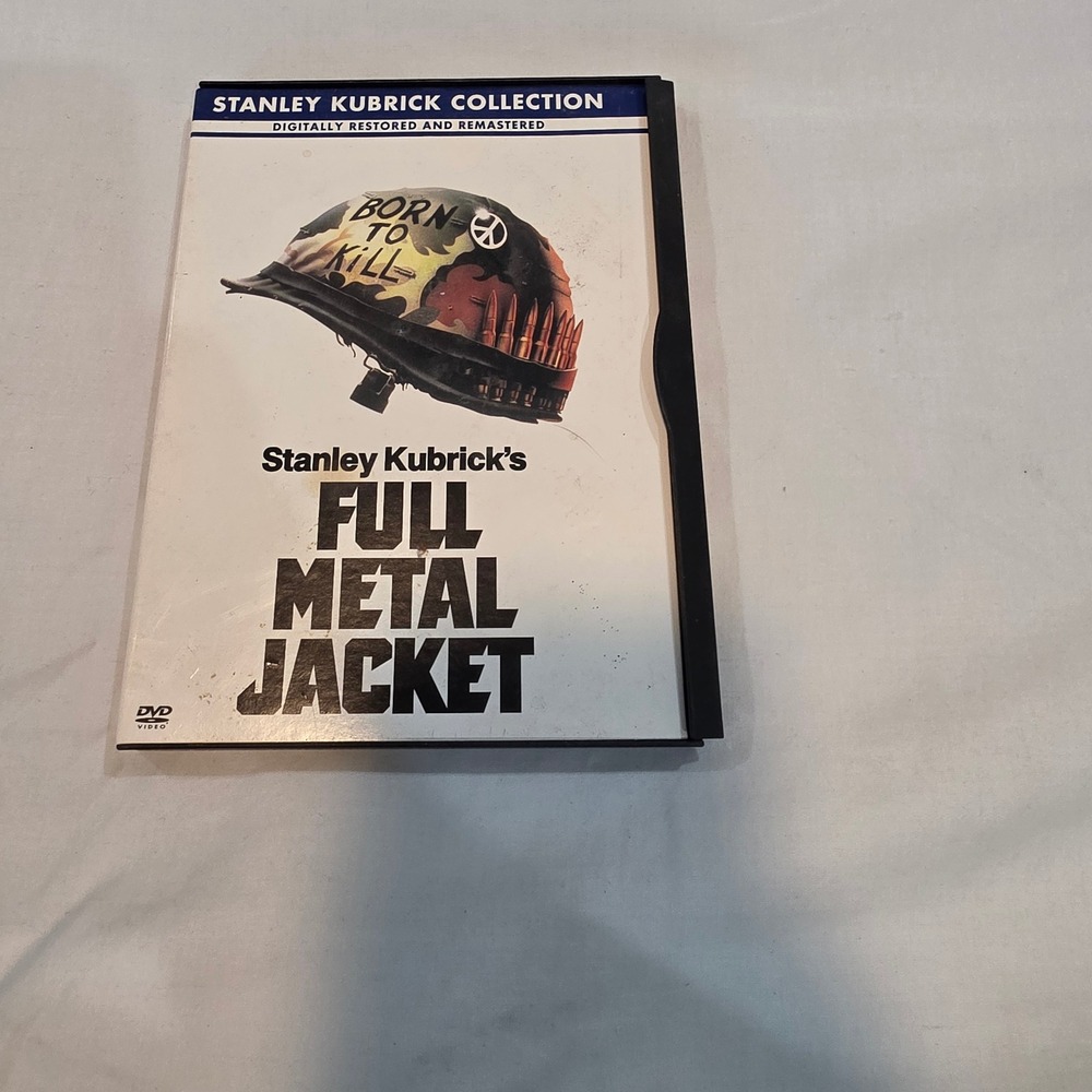 Warner Bros Full Metal Jacket DVD White Excellent Stanley Kubrick War